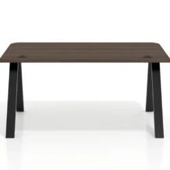 Mesa de oficina UvePro, sobre ergonómico 80cm, estructura negra con patas metálicas