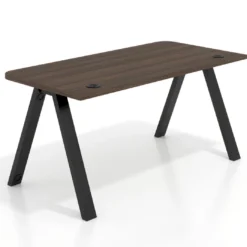 Mesa de oficina UvePro, sobre ergonómico 80cm, estructura blanca con patas metálicas