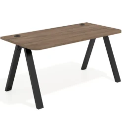 Mesa de oficina UvePro, sobre ergonómico 80cm, estructura blanca con patas metálicas