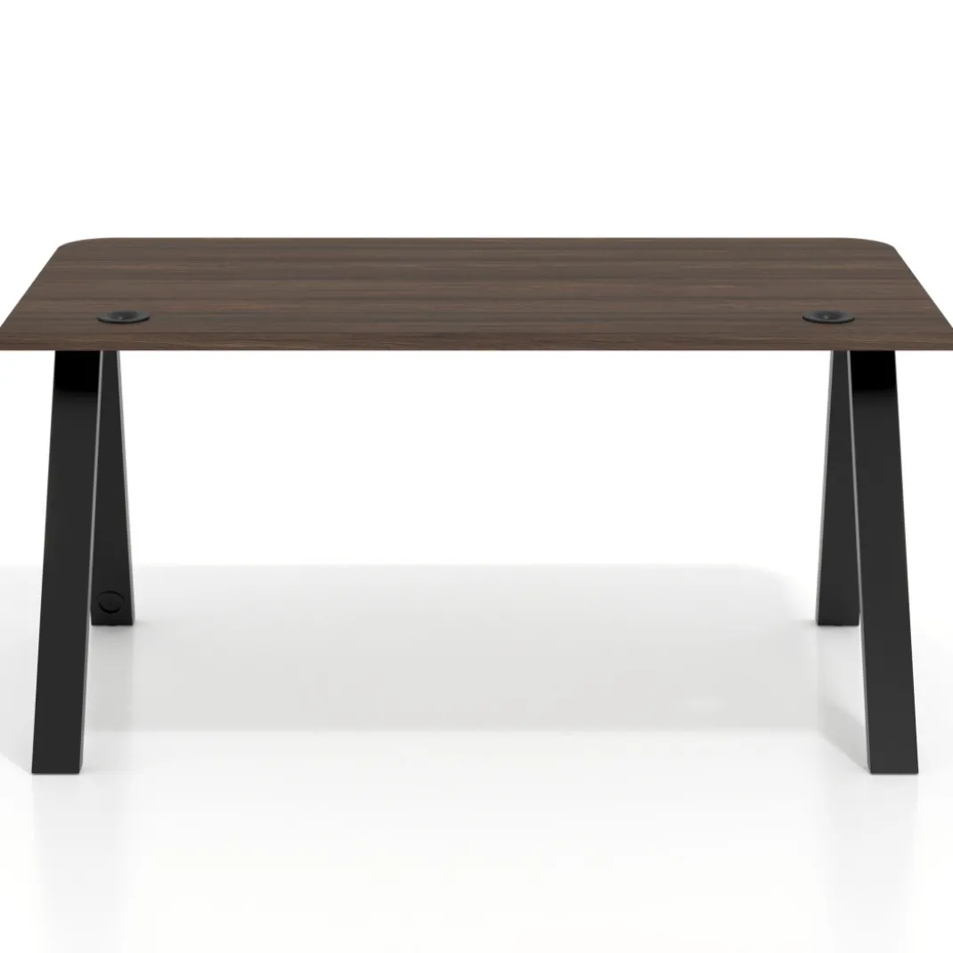 Mesa de oficina UvePro, sobre ergonómico 80cm, estructura blanca con patas metálicas