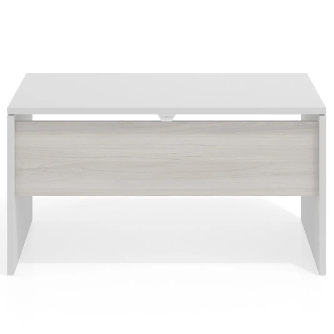 Mesa de Oficina Work fondo 60 estructura bicolor