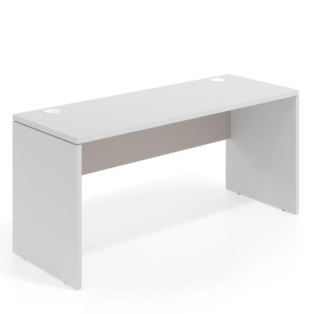 Mesa de Oficina Work Plus fondo 68 estructura blanco mate