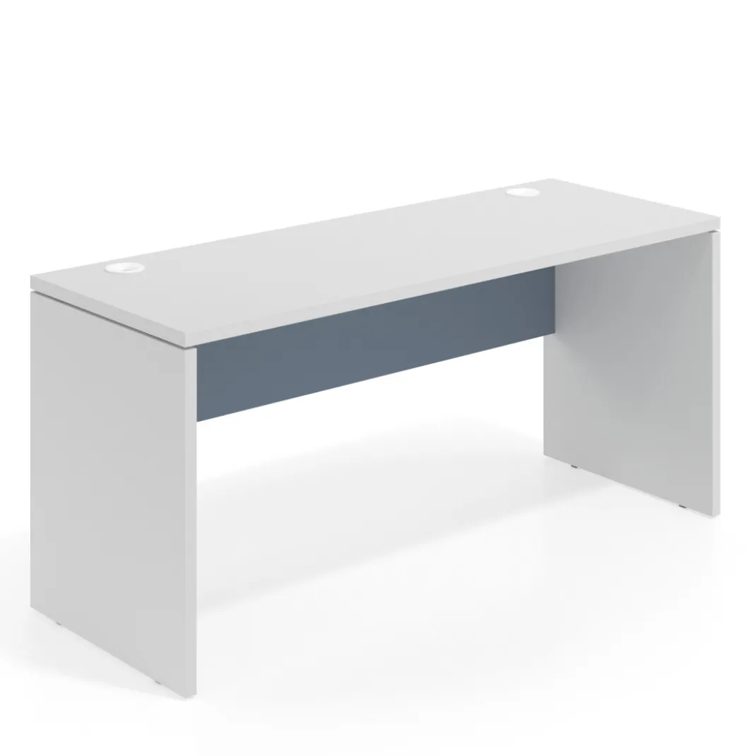 Mesa de Oficina Work Plus fondo 68 estructura blanco mate