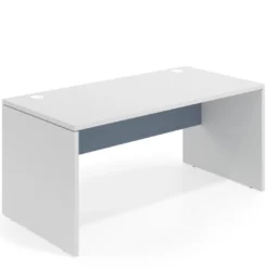 Mesa de Oficina Work Plus fondo 80 estructura blanco mate
