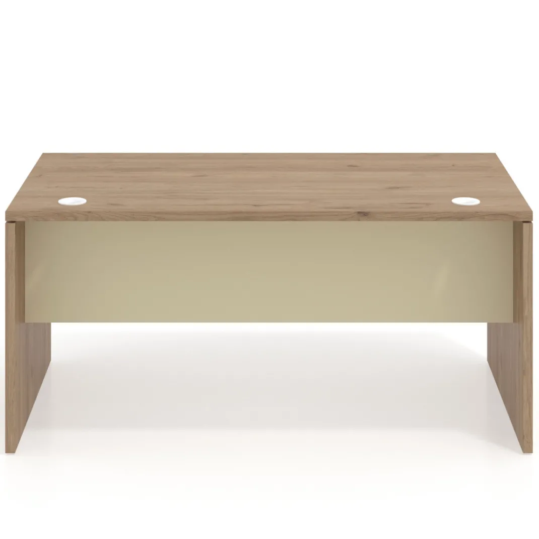 Mesa de Oficina Work Plus fondo 80 estructura naturale