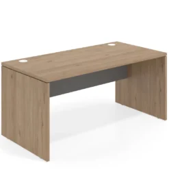 Mesa de Oficina Work Plus fondo 80 estructura naturale