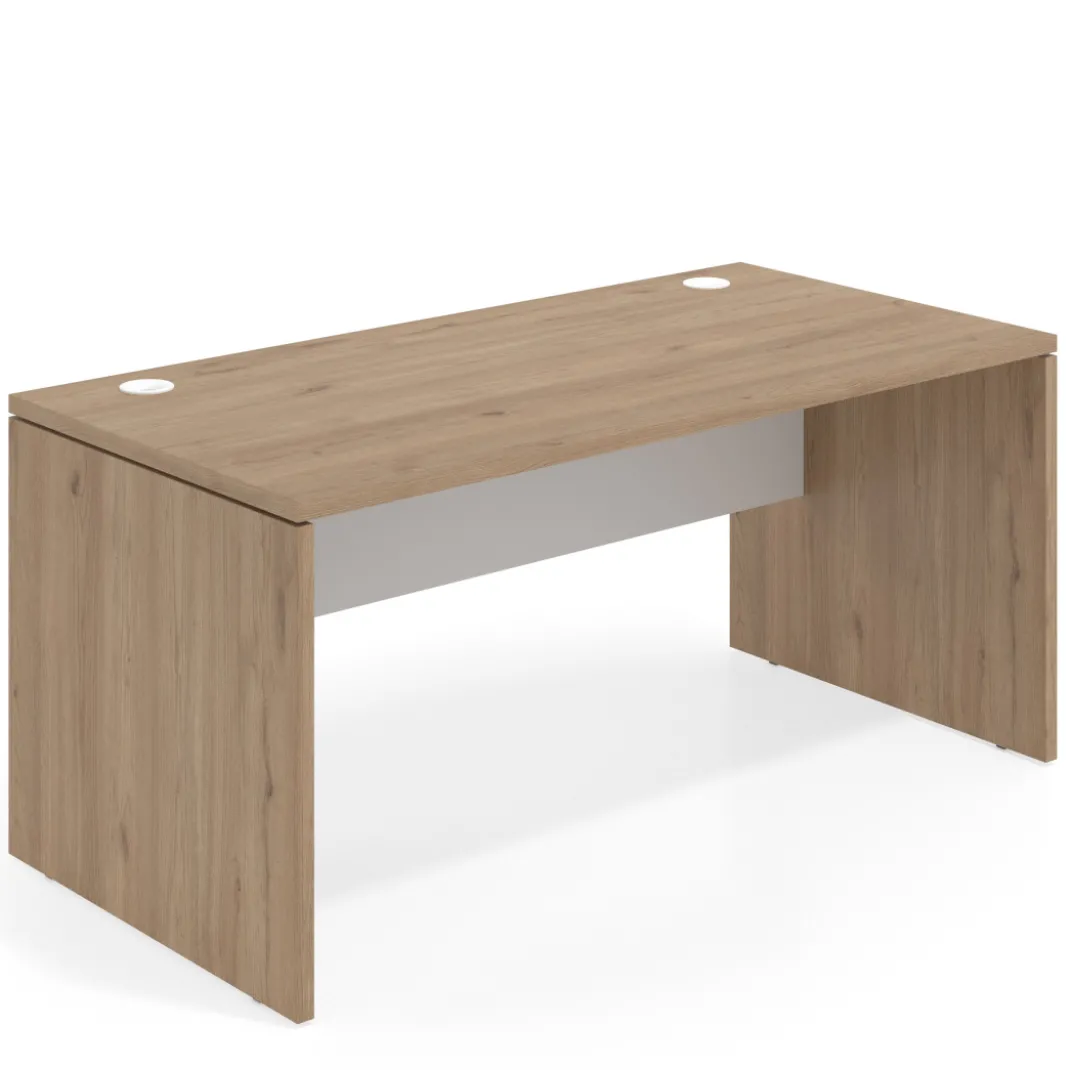 Mesa de Oficina Work Plus fondo 80 estructura naturale