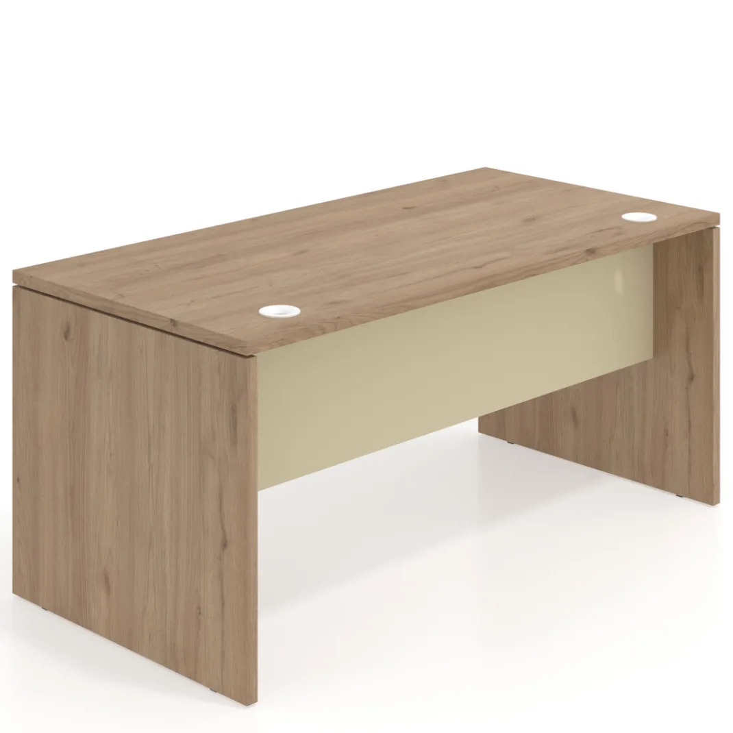 Mesa de Oficina Work Plus fondo 80 estructura naturale