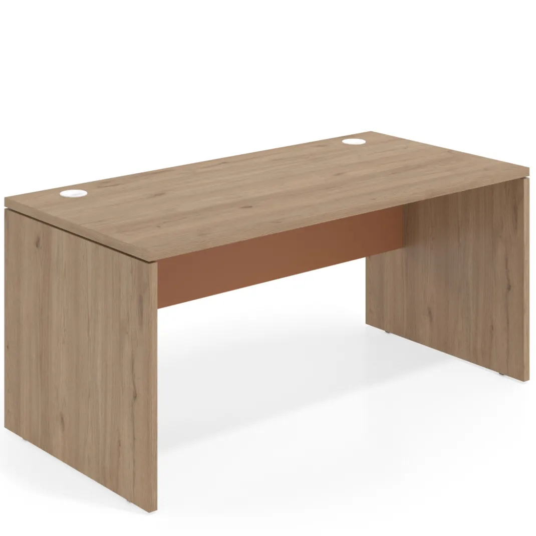 Mesa de Oficina Work Plus fondo 80 estructura naturale