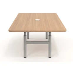 Mesa de Reuniones Elevable Erghos Core estructura aluminio canto curvo