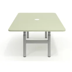 Mesa de Reuniones Elevable Erghos Core estructura aluminio canto curvo