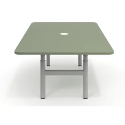 Mesa de Reuniones Elevable Erghos Core estructura aluminio canto curvo