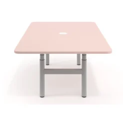 Mesa de Reuniones Elevable Erghos Core estructura aluminio canto curvo