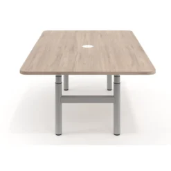 Mesa de Reuniones Elevable Erghos Core estructura aluminio canto curvo