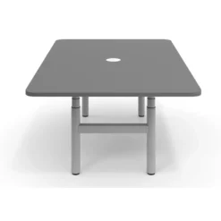 Mesa de Reuniones Elevable Erghos Core estructura aluminio canto curvo