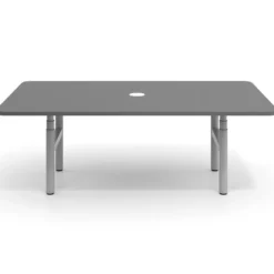 Mesa de Reuniones Elevable Erghos Core estructura aluminio canto curvo