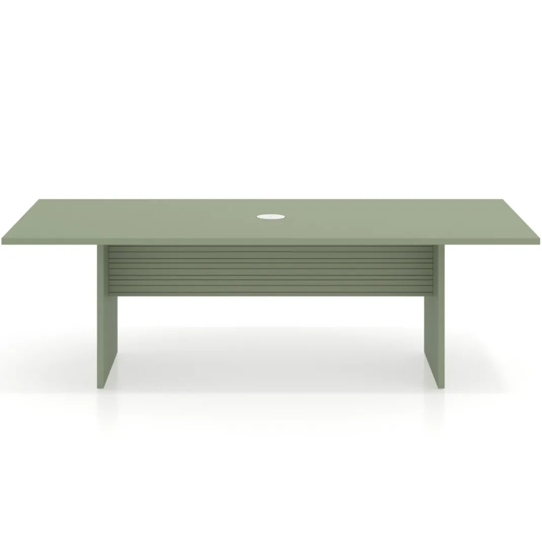 Mesa de Reuniones Rectangular Work Plus diseño rayado