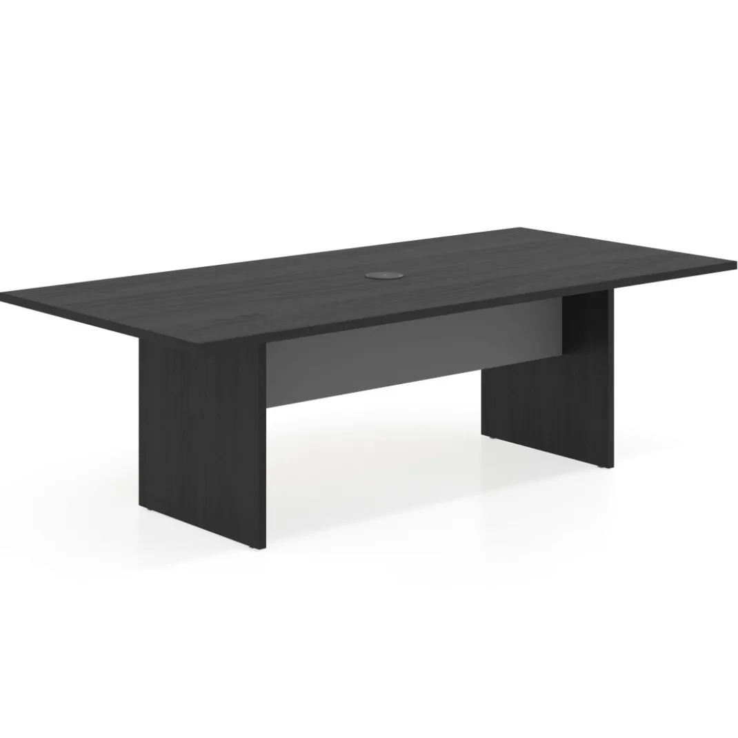 Mesa de Reuniones Rectangular Work Plus estructura bocamina