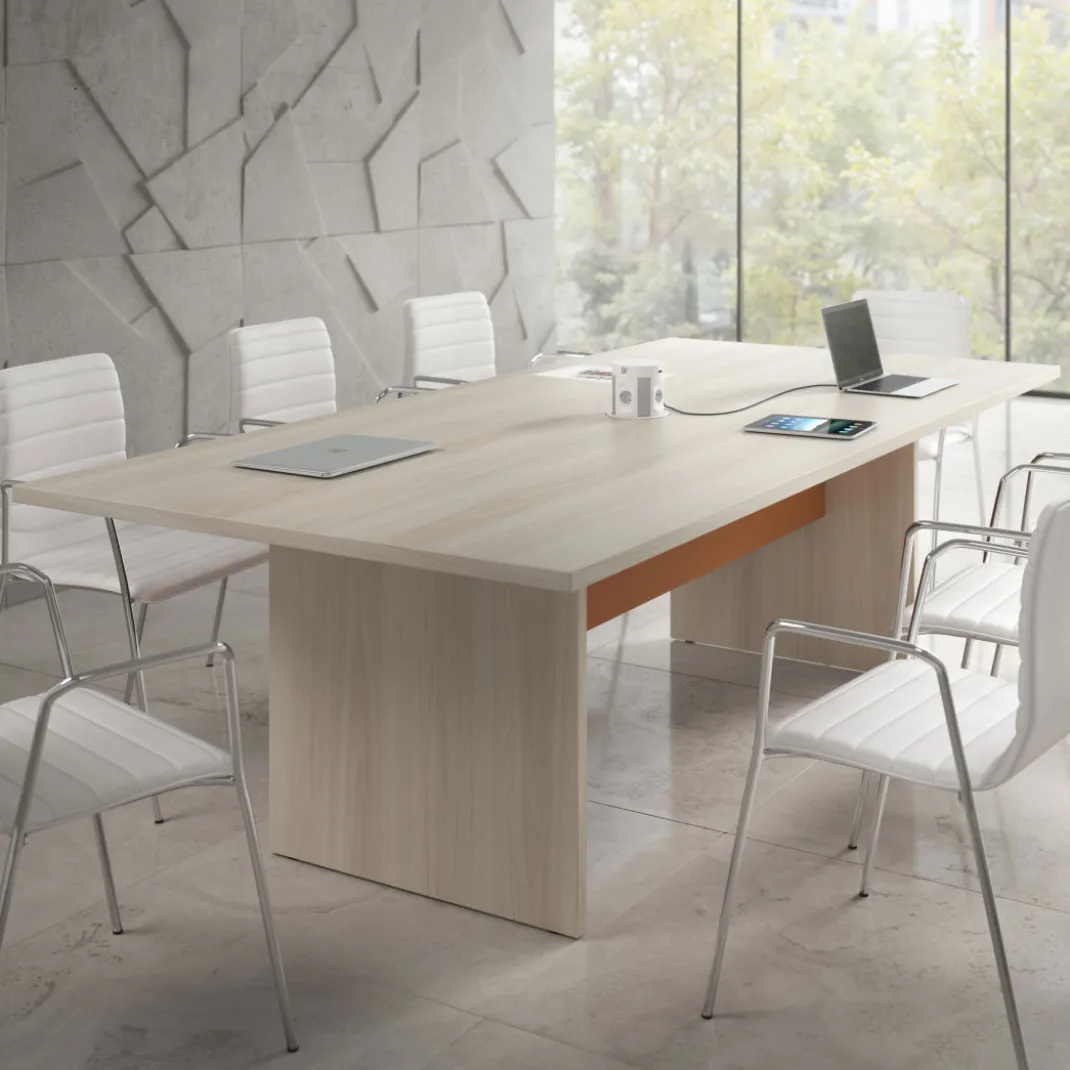 Mesa de Reuniones Rectangular Work Plus estructura california