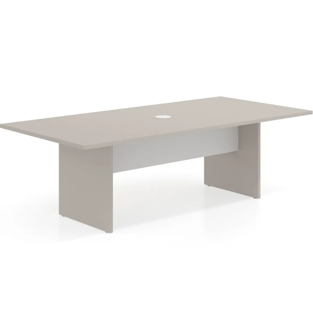 Mesa de Reuniones Rectangular Work Plus diseño bicolor