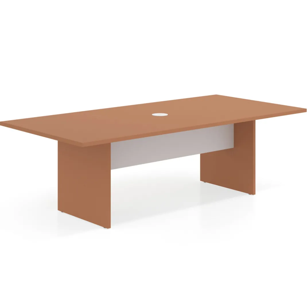 Mesa de Reuniones Rectangular Work Plus diseño bicolor