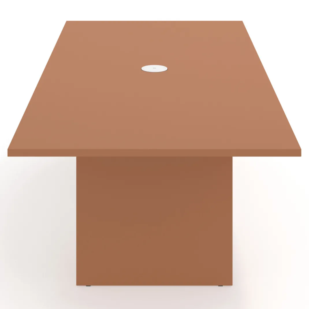 Mesa de Reuniones Rectangular Work Plus diseño bicolor