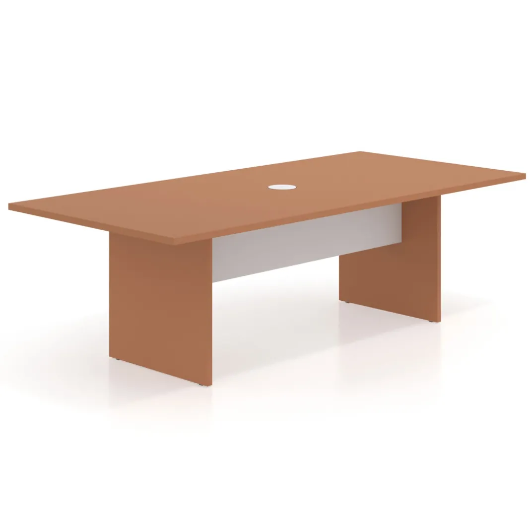 Mesa de Reuniones Rectangular Work Plus diseño bicolor