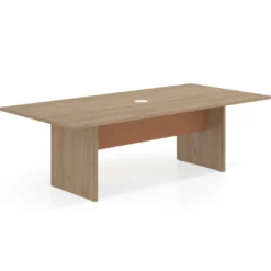 Mesa de Reuniones Rectangular Work Plus estructura naturale