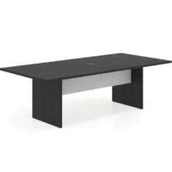 Mesa de Reuniones Rectangular Work Plus estructura bocamina