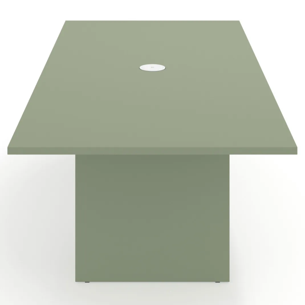 Mesa de Reuniones Rectangular Work Plus diseño rayado