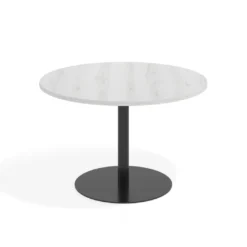 Mesa de Reuniones Redonda Atrium estructura negra