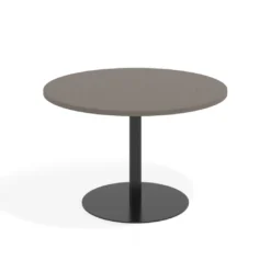 Mesa de Reuniones Redonda Atrium estructura negra
