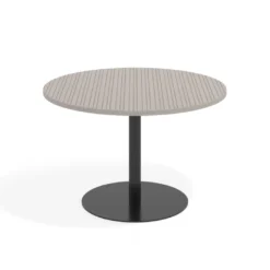 Mesa de Reuniones Redonda Atrium estructura negra
