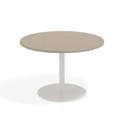 Mesa de Reuniones Redonda Atrium estructura blanca