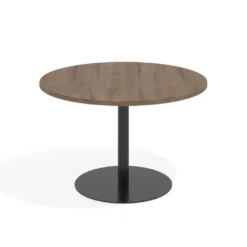 Mesa de Reuniones Redonda Atrium estructura negra