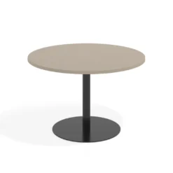 Mesa de Reuniones Redonda Atrium estructura negra