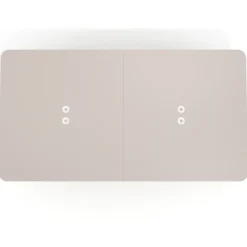 Mesa de reuniones Tekno gran formato, fondo 160, patas aluminio inyectado, estructura cromada