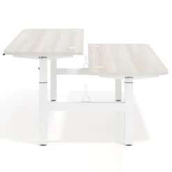 Mesa Multipuesto Elevable eléctrica Erghos Motion estructura aluminio 4 cantos curvos