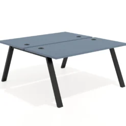 Mesa multipuesto UvePro Bench fondo 166 cm, estructura negra