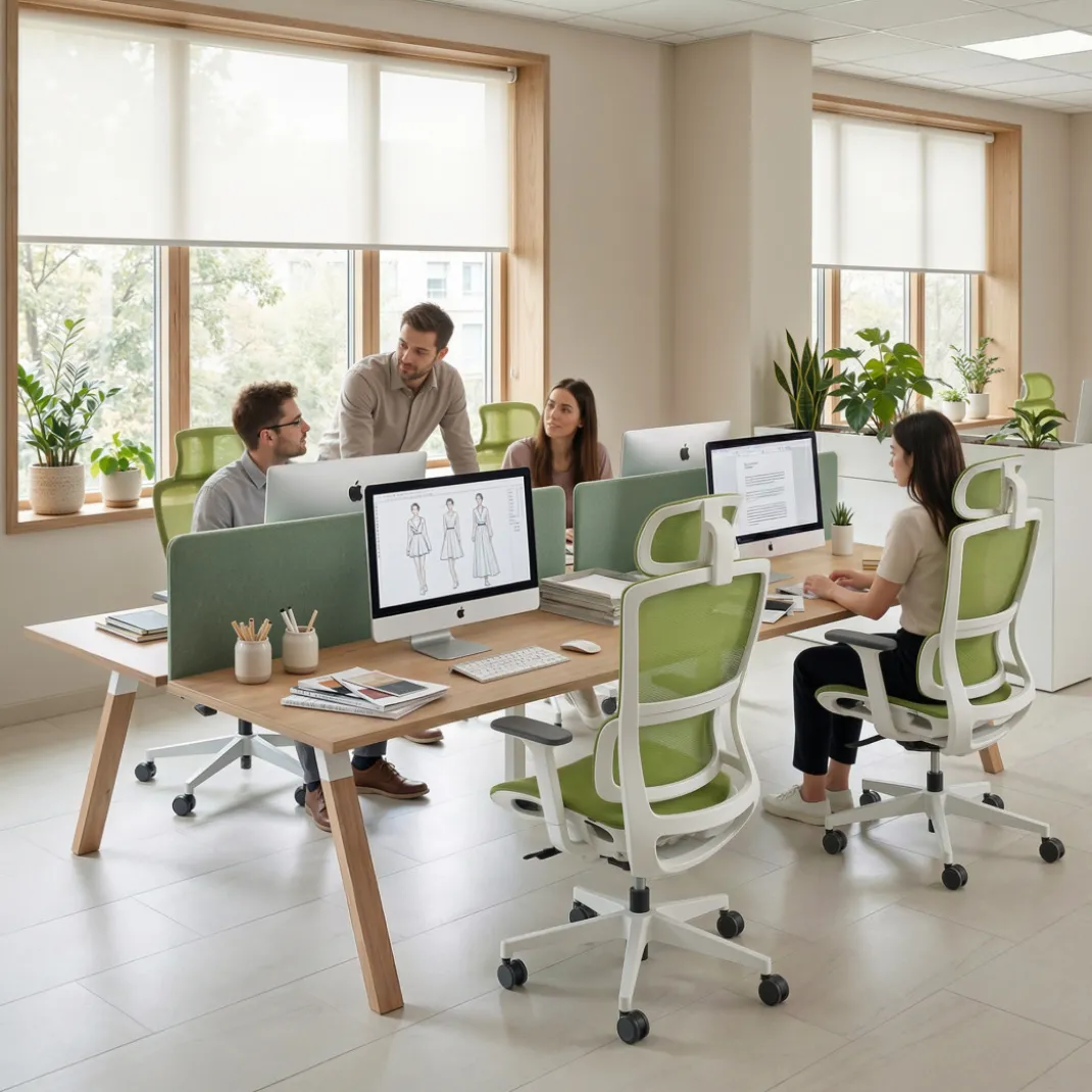 Mesa multipuesto UvePro Bench doble, fondo 166 cm, estructura blanca/madera