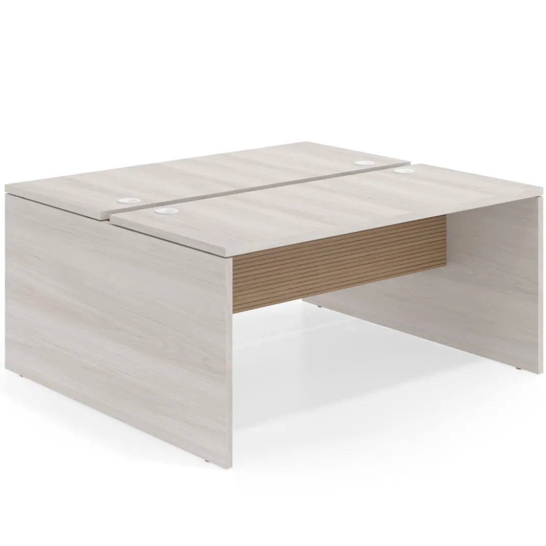 Mesa Multipuesto Work Bench fondo 142 diseño rayado