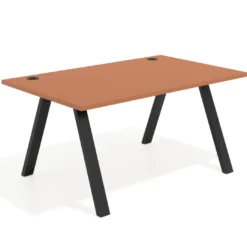 Mesa oficina de diseño UvePro fondo 100cm, estructura negra