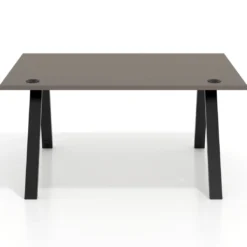 Mesa oficina de diseño UvePro fondo 100cm, estructura negra
