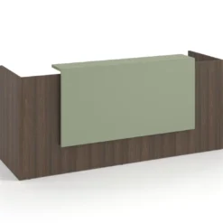 Mostrador doble con encimera larga, estructura Mistral