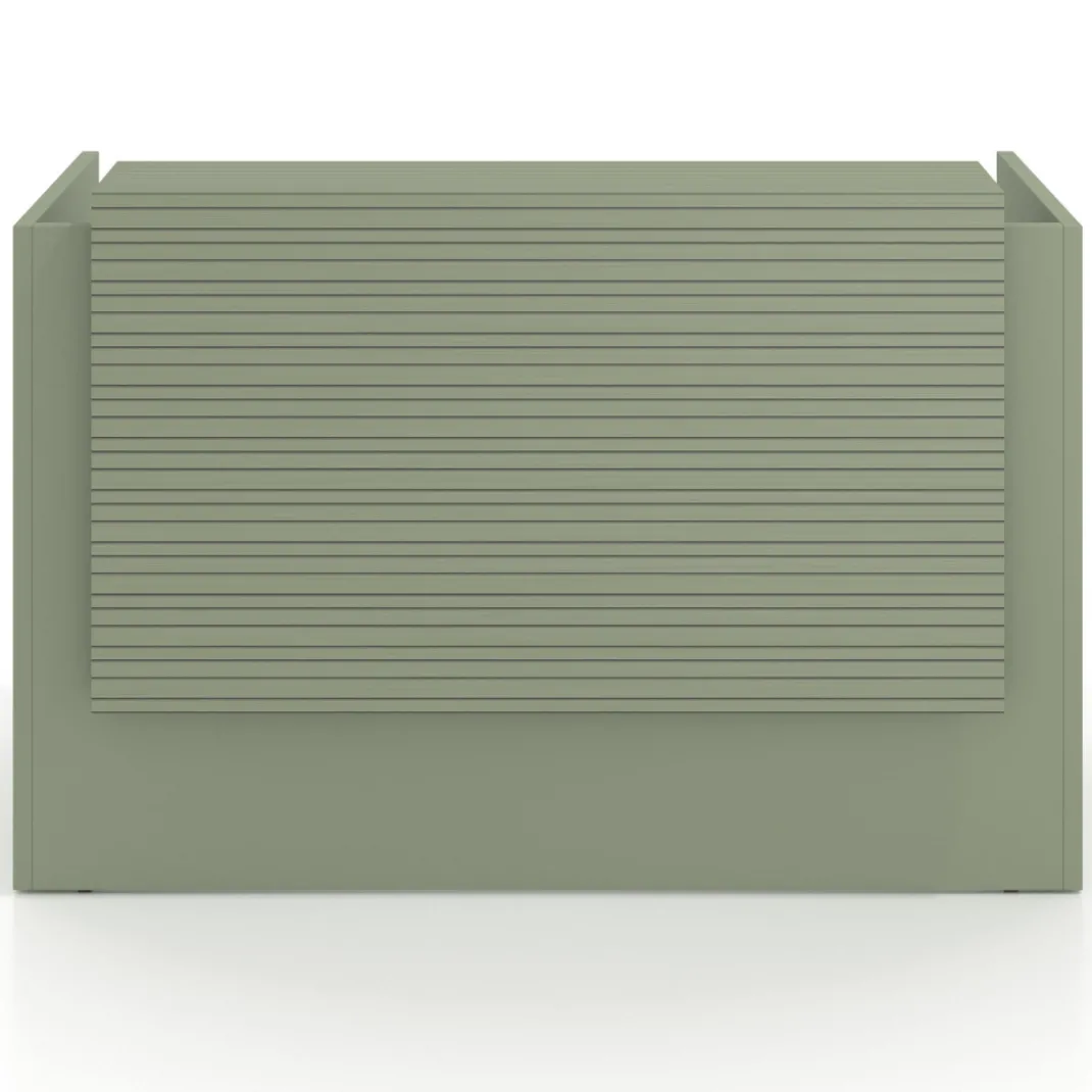 Mostrador individual encimera larga estructura Mistral