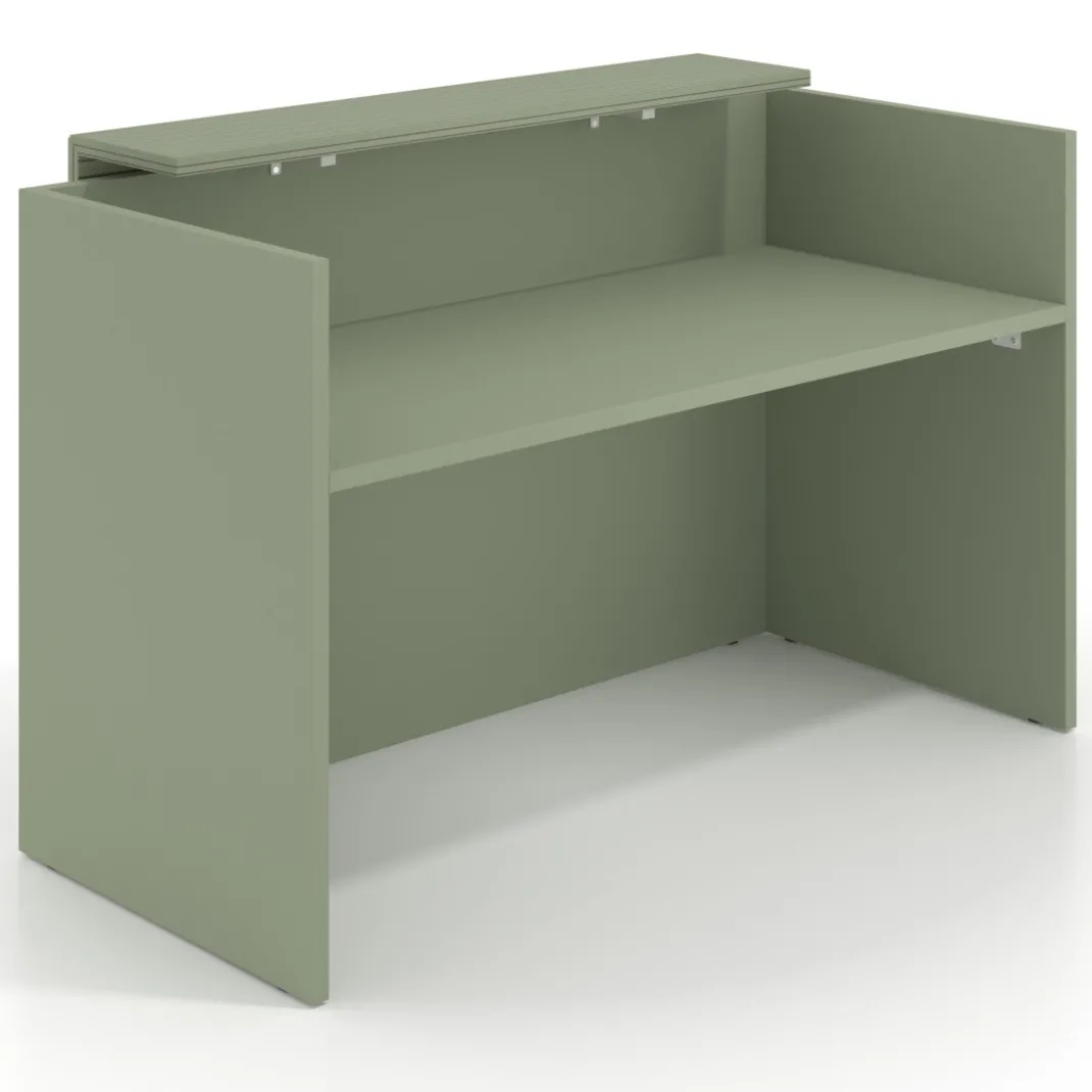 Mostrador individual encimera larga estructura Mistral