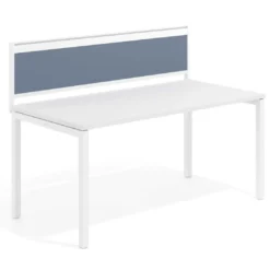Separador de aluminio Wall para mesa multipuesto en melamina