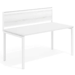 Separador de aluminio Wall para mesa multipuesto en melamina