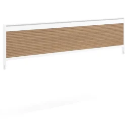Separador de aluminio Wall para mesa multipuesto en melamina