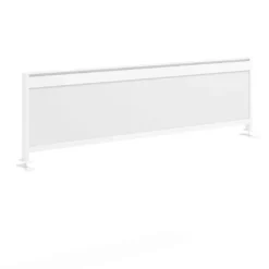 Separador de aluminio Wall para mesa multipuesto en melamina